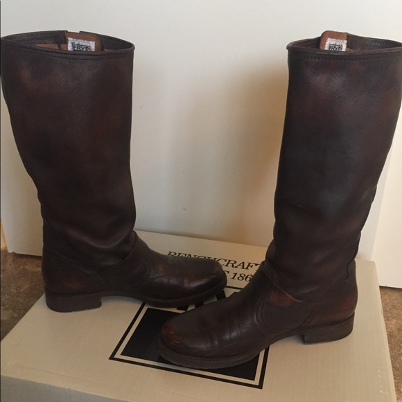 Frye Boots - Veronica - Size 9 - Brown Leather - Picture 3 of 8